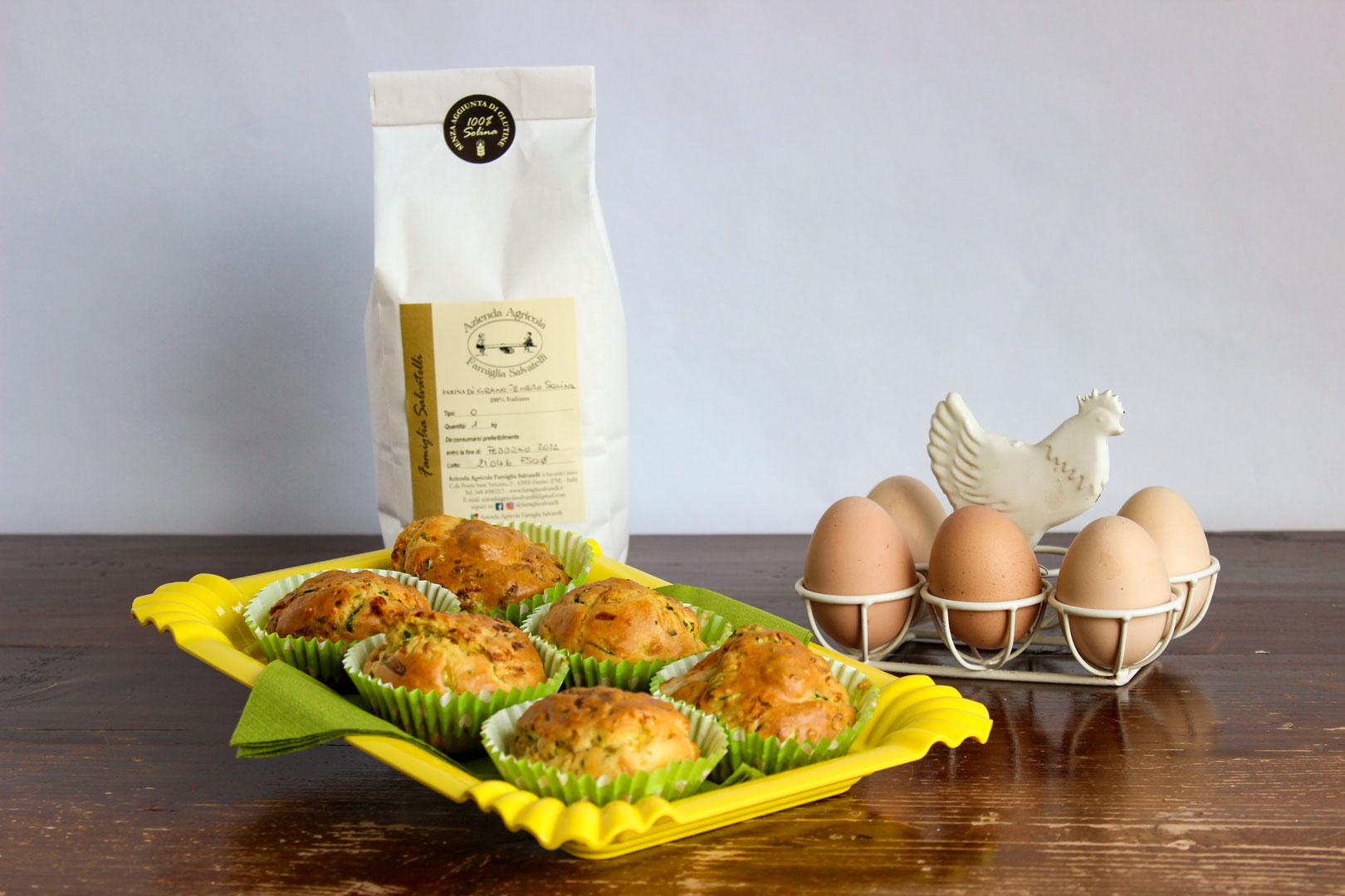Muffin alle zucchine con cuore di stracchino